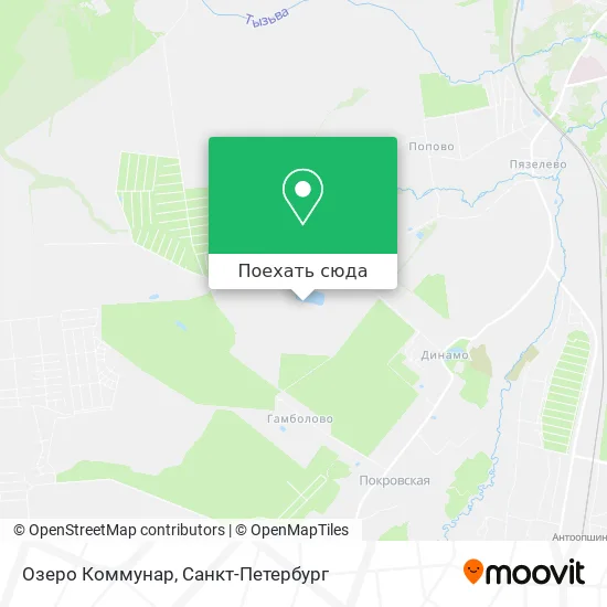 Карта Озеро Коммунар