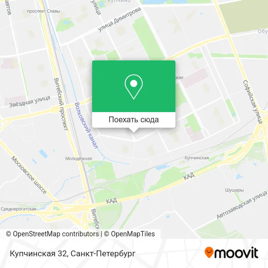 Карта Купчинская 32