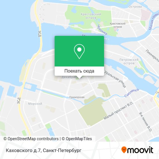 Карта Каховского д.7
