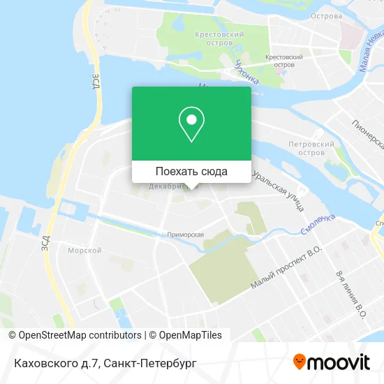 Карта Каховского д.7