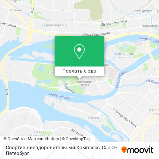 Карта Спортивно-оздоровительный Комплекс