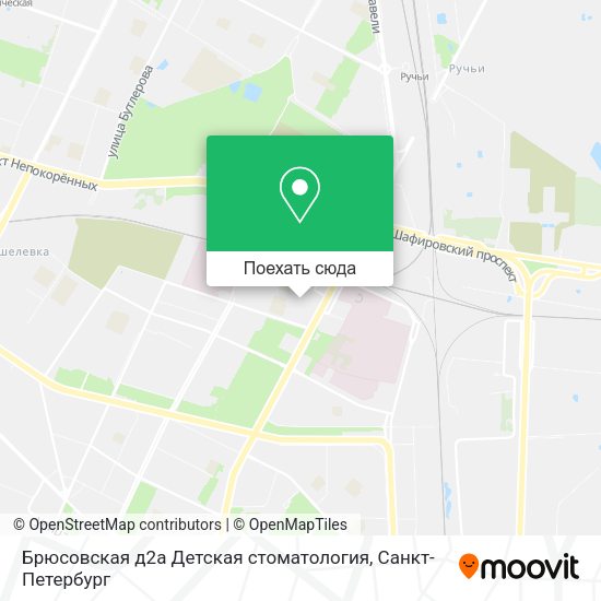 Карта Брюсовская д2а Детская стоматология