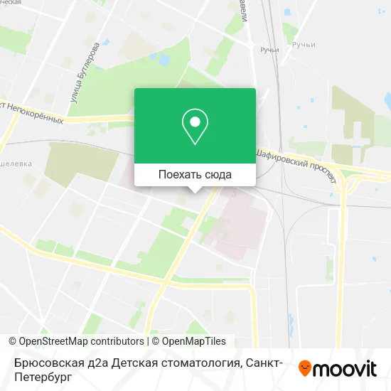 Карта Брюсовская д2а Детская стоматология