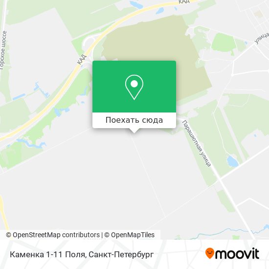 Карта Каменка 1-11 Поля