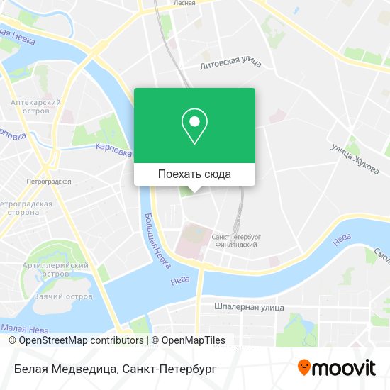 Карта Белая Медведица