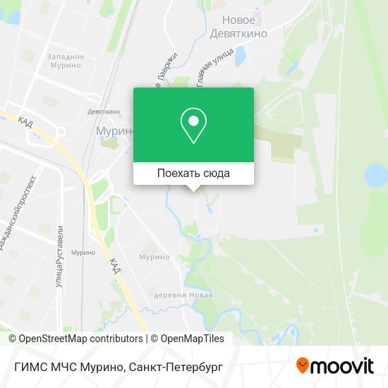 Карта ГИМС МЧС Мурино