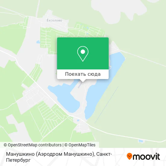 Карта Манушкино (Аэродром Манушкино)
