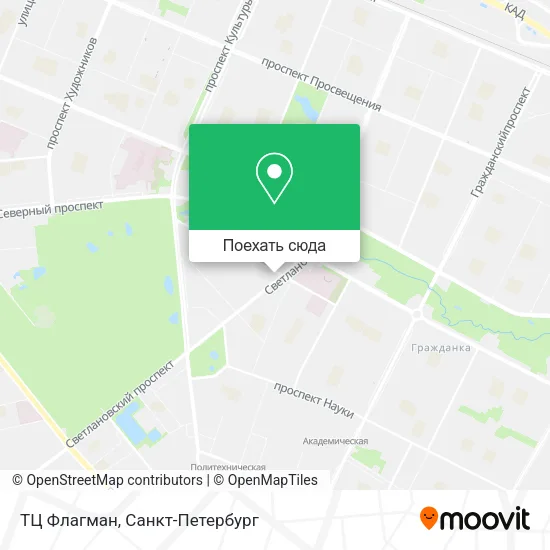 Карта ТЦ Флагман
