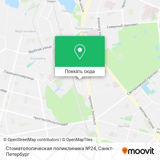 Карта Стоматологическая поликлиника №24