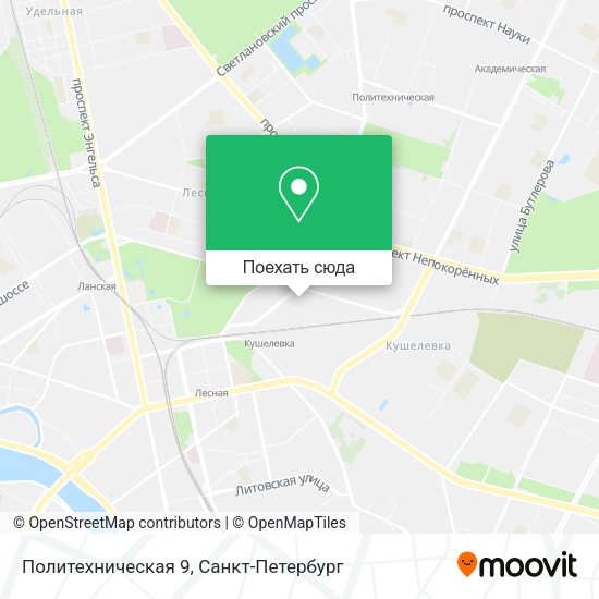 Карта Политехническая 9