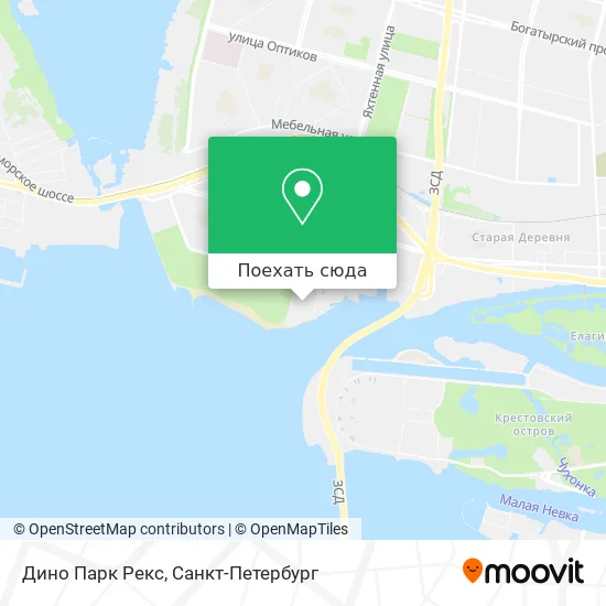 Карта Дино Парк Рекс