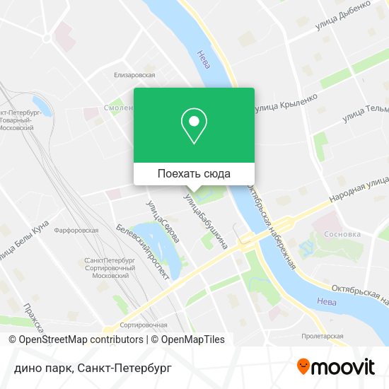 Карта дино парк