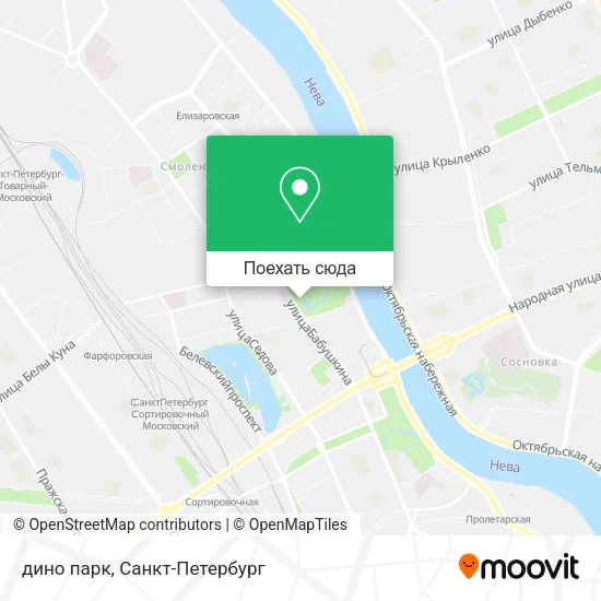 Карта дино парк