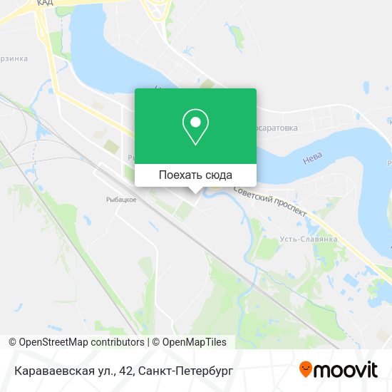 Карта Караваевская ул., 42