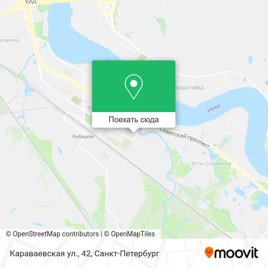 Карта Караваевская ул., 42