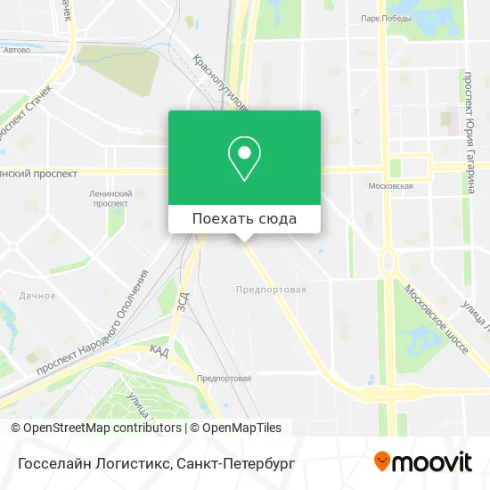 Карта Госселайн Логистикс