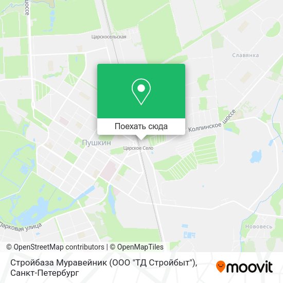 Карта Стройбаза Муравейник (ООО "ТД Стройбыт")