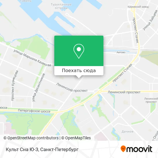 Карта Культ Сна Ю-З