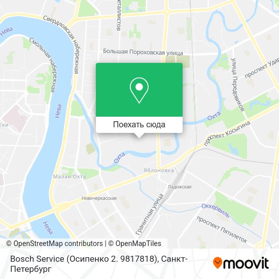 Карта Bosch Service (Осипенко 2.  9817818)