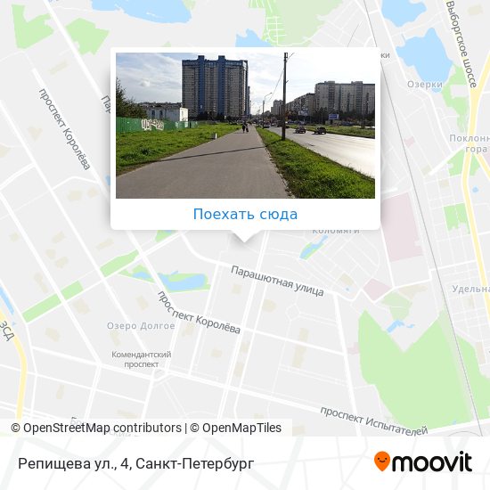 Карта Репищева ул., 4
