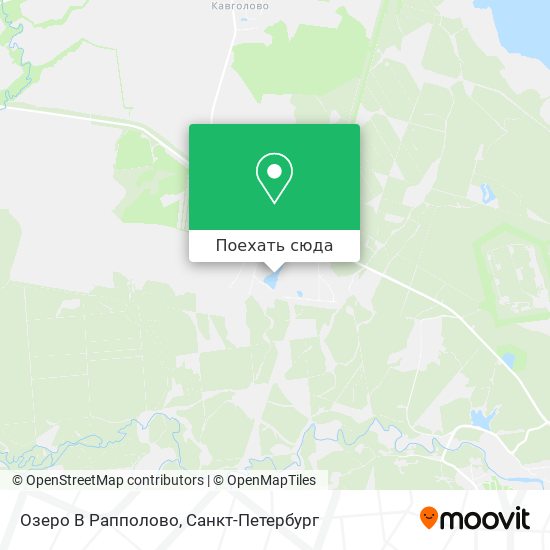 Карта Озеро В Рапполово