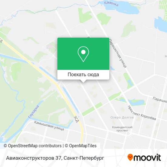 Карта Авиаконструкторов 37