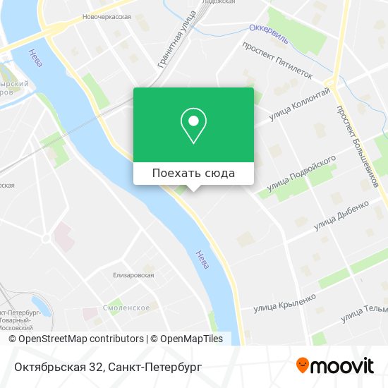 Карта Октябрьская 32