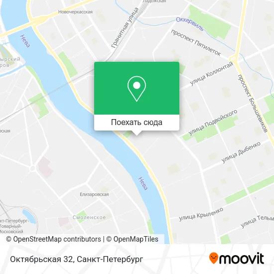 Карта Октябрьская 32