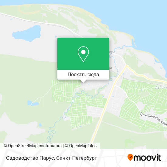 Карта Садоводство Парус