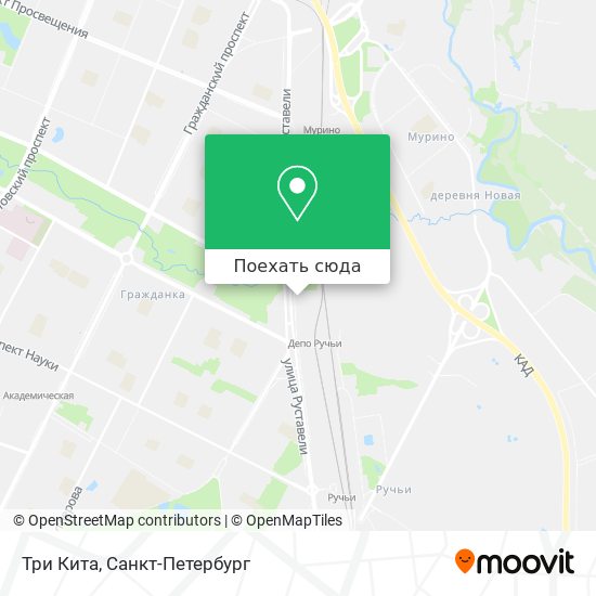Карта Три Кита