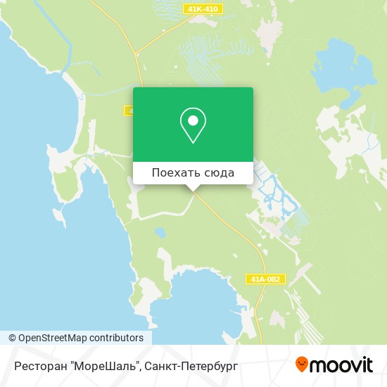 Карта Ресторан "МореШаль"