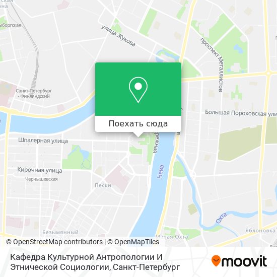 Карта Кафедра Культурной Антропологии И Этнической Социологии