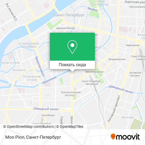 Карта Mon Pion