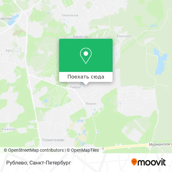Карта Рублево