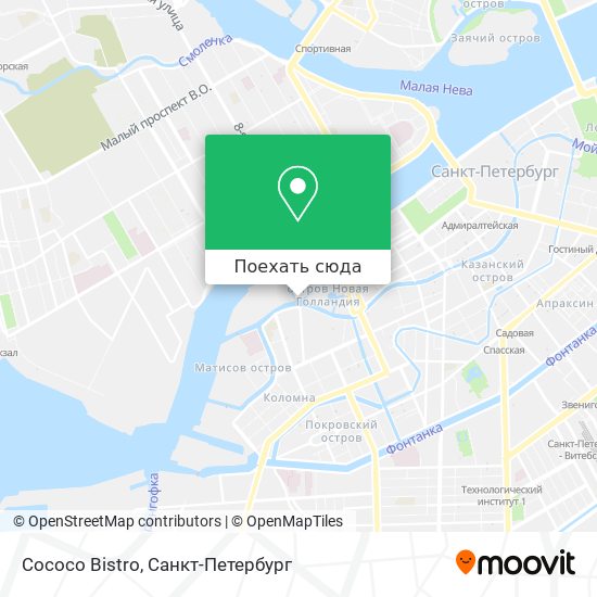 Карта Cococo Bistro