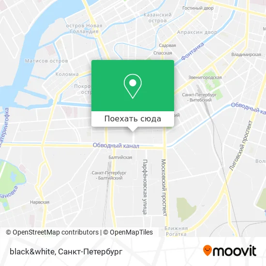 Карта black&white