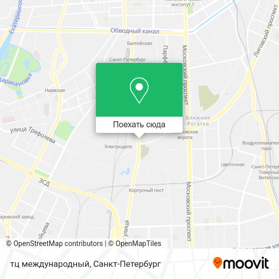 Карта тц международный
