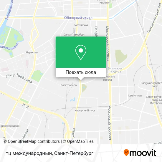 Карта тц международный