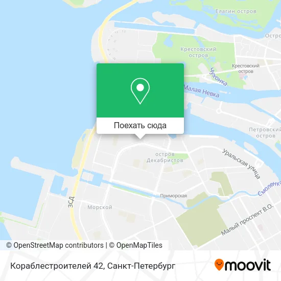 Карта Кораблестроителей 42