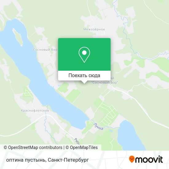 Карта оптина пустынь