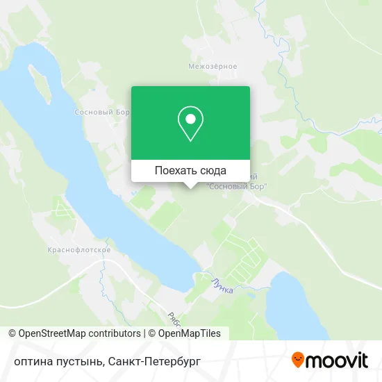 Карта оптина пустынь