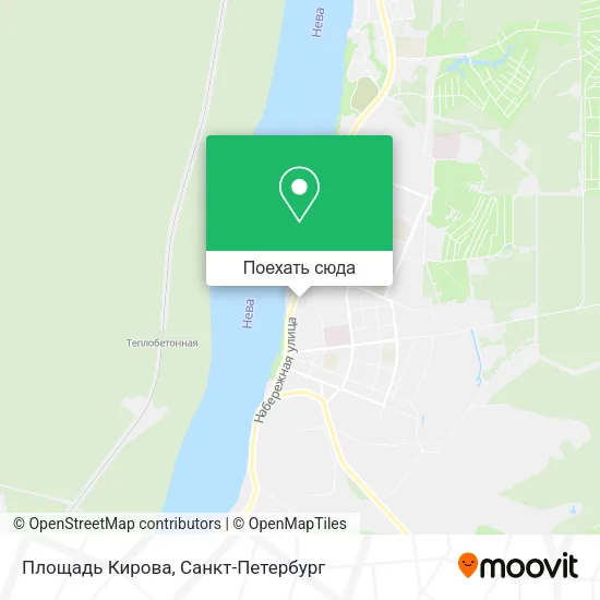 Карта Площадь Кирова