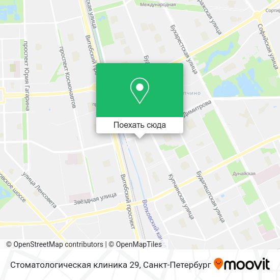 Карта Стоматологическая клиника 29