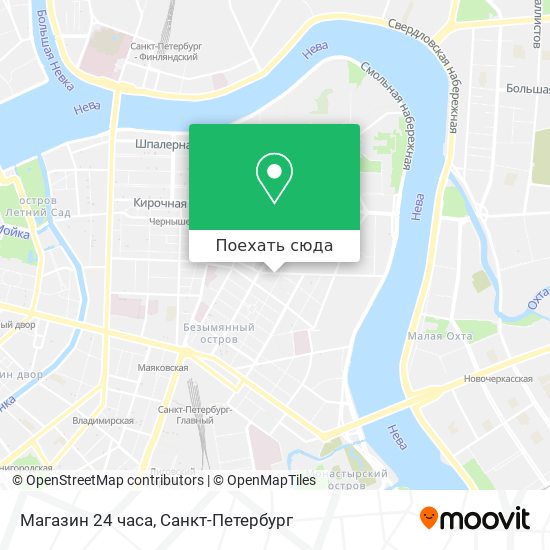 Карта Магазин 24 часа