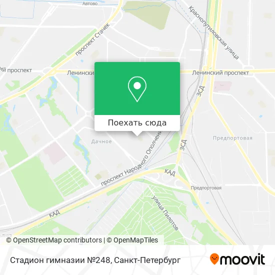 Карта Стадион гимназии №248