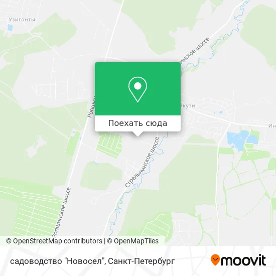 Карта садоводство "Новосел"