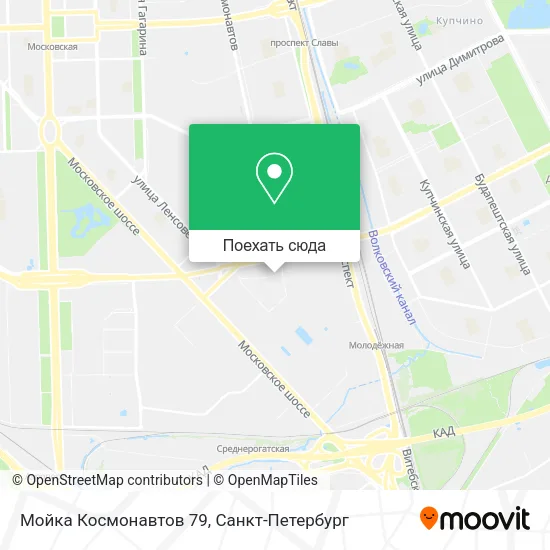 Карта Мойка Космонавтов 79