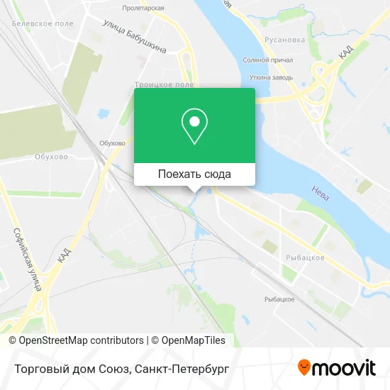Карта Торговый дом Союз