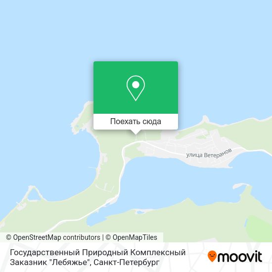 Карта Государственный Природный Комплексный Заказник "Лебяжье"
