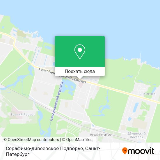 Карта Серафимо-дивеевское Подворье